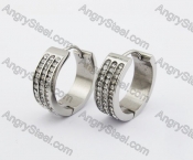 Stainless Steel Stone Earring KJE320156