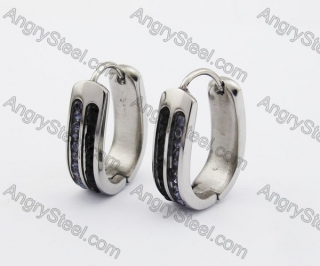 Stainless Steel Stone Earring KJE320182