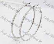 Stainless Steel Stone Earring KJE320188