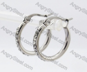 Stainless Steel Stone Earring KJE320217