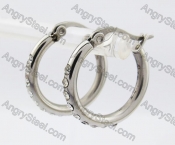 Stainless Steel Stone Earring KJE320220