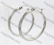 Stainless Steel Stone Earring KJE320221