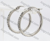 Stainless Steel Stone Earring KJE320222