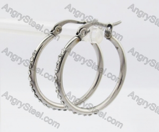 Stainless Steel Stone Earring KJE320231