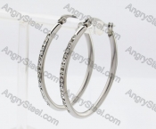 Stainless Steel Stone Earring KJE320238