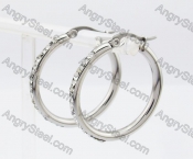 Stainless Steel Stone Earring KJE320240