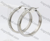 Stainless Steel Stone Earring KJE320245