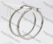 Stainless Steel Stone Earring KJE320251