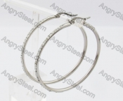 Stainless Steel Stone Earring KJE320254