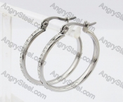 Stainless Steel Stone Earring KJE320256