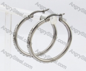 Stainless Steel Stone Earring KJE320258