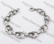 Stainless Steel Skull Bracelet KJB170144