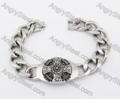 Stainless Steel Skull Bracelet KJB170146