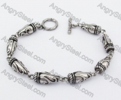 Stainless Steel Skull Bracelet KJB170148