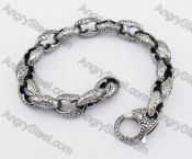 Stainless Steel Skull Bracelet KJB170149