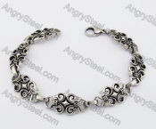 Stainless Steel Skull Bracelet KJB170152