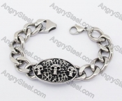 Stainless Steel Skull Bracelet KJB170156