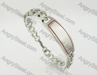 Stainless Steel Skull Bracelet  KJB550005