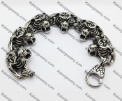 Stainless Steel Skull Bracelet  KJB550014