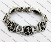 Stainless Steel Skull Bracelet  KJB550017