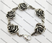 Stainless Steel Rose Bracelet KJB550029