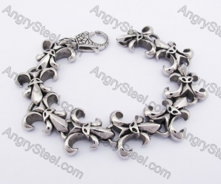 Stainless Steel Skull Bracelet  KJB550034