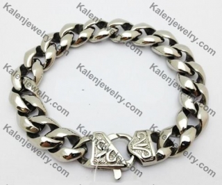 Stainless Steel Skull Bracelet KJB550066