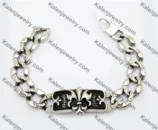 Stainless Steel Skull Bracelet KJB550067