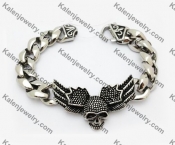 Stainless Steel Skull Bracelet KJB550071