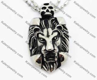 Stainless Steel Lion Pendant KJP550010