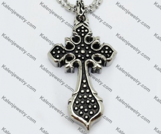 Stainless Steel Cross Pendant KJP550020