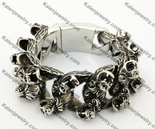 Stainless Steel Tiger Bracelet KJB550118