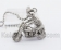 Stainless Steel Skull Motorcycle Pendant KJB4500081