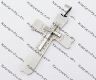 Stainless Steel Cross Pendant KJP190094