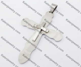 Stainless Steel Cross Pendant KJP190110