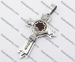 Stainless Steel Jesus Cross Pendant KJP190112