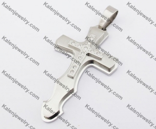 Stainless Steel Cross Pendant KJP190115