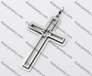 Stainless Steel Cross Pendant KJP190159