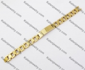 Gold Stainless Steel Bracelet KJB190093