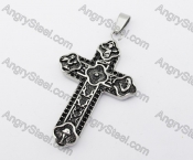 Stainless Steel Vintage Cross Pendant KJP330123