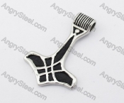 Stainless Steel Thor Hammer Pendant KJP330124