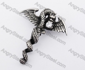 Stainless Steel Dragon Pendant KJP570004