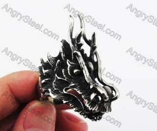 Stainless Steel Dragon Ring KJR370267