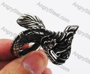 Stainless Steel Dragon Ring KJR370274