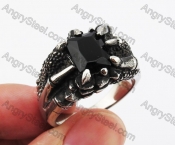 Stainless Steel Claw Agate Ring KJR370318