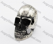 Big Stainless Steel Skull Ring KJR370272