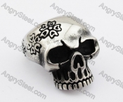 Stainless Steel Skull Ring KJR370310