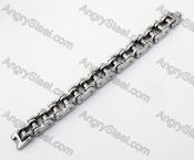 Stainless Steel Motorcycle Chain Bracelet KJB580001