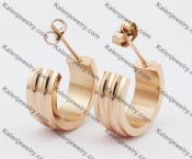 Stainless Steel Cutting Earring KJE051128