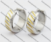 Stainless Steel Cutting Earring KJE051140